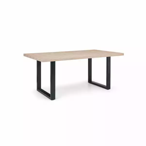 Julian Bowen Berwick Rectangular Dining Table Oak 4 Julian Bowen Berwick Rectangular Dining Table Oak - Image 2