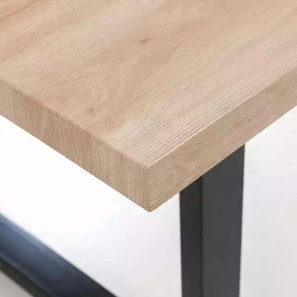 Julian Bowen Berwick Rectangular Dining Table Oak 6 Julian Bowen Berwick Rectangular Dining Table Oak - Image 4