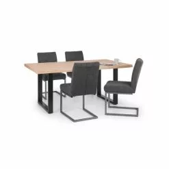 Julian Bowen Berwick Rectangular Dining Table Oak 13 Julian Bowen Berwick Rectangular Dining Table Oak -Dune Room Furniture Shop 30794140 alt05