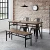 Julian Bowen Carnegie Rectangular Dining Table Mocha Elm 2 Julian Bowen Carnegie Rectangular Dining Table Mocha Elm -Dune Room Furniture Shop 30794170