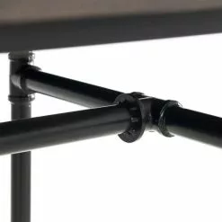 Julian Bowen Carnegie Rectangular Dining Table Mocha Elm 8 Julian Bowen Carnegie Rectangular Dining Table Mocha Elm -Dune Room Furniture Shop 30794170 alt02