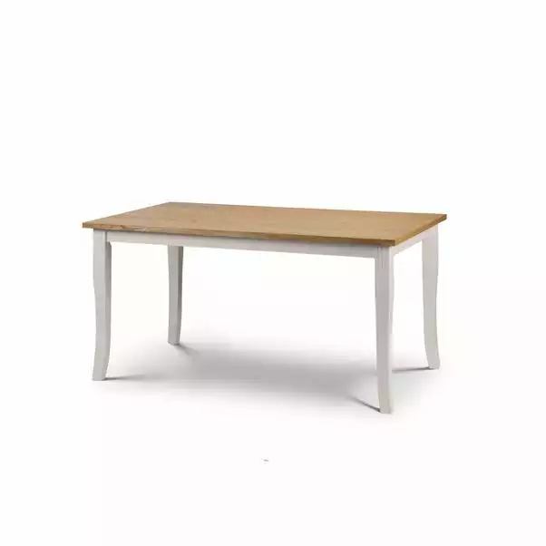 Julian Bowen Davenport Rectangular Dining Table Grey 4 Julian Bowen Davenport Rectangular Dining Table Grey - Image 2