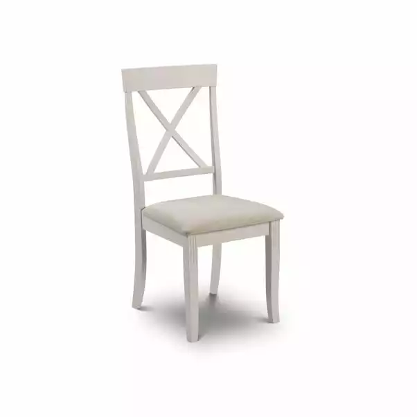 Julian Bowen Davenport Set Of Dining Chairs Grey 4 Julian Bowen Davenport Set Of Dining Chairs Grey - Image 2