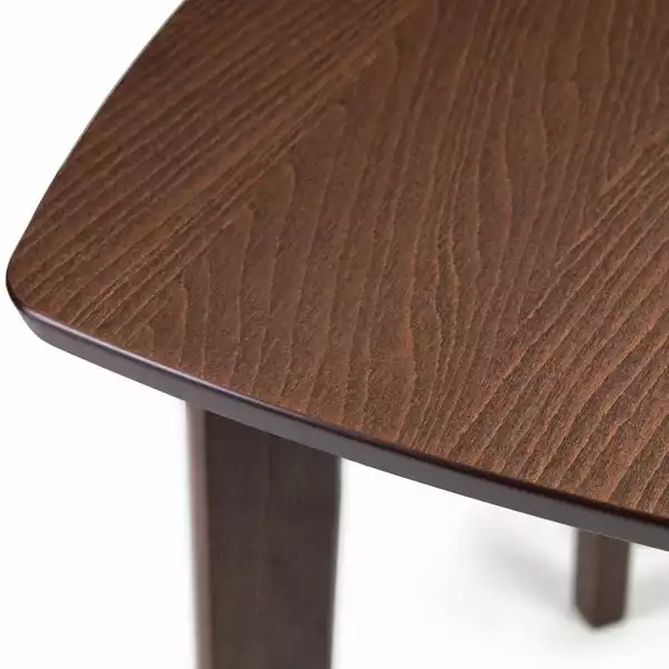 Julian Bowen Lennox Square Dining Table Walnut 6 Julian Bowen Lennox Square Dining Table Walnut - Image 4