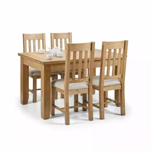 Julian Bowen Astoria Extendable Dining Table Light Oak 7 Julian Bowen Astoria Extendable Dining Table Light Oak - Image 5