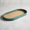 Dunelm Painted Rim Oval Tray 2 Dunelm Painted Rim Oval Tray -Dune Room Furniture Shop 30794661