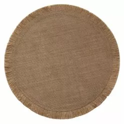 Dunelm Set Of 2 Round Hessian Tassel Edge Placemats 7 Dunelm Set Of 2 Round Hessian Tassel Edge Placemats -Dune Room Furniture Shop 30797269 alt01