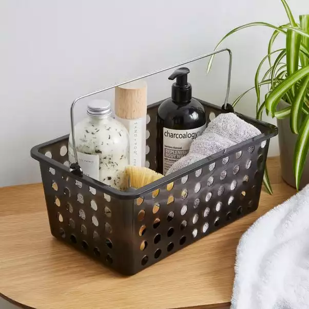 Dunelm Black Storage Basket 3 Dunelm Black Storage Basket