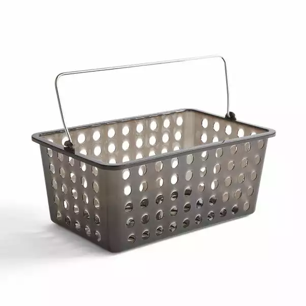 Dunelm Black Storage Basket 4 Dunelm Black Storage Basket - Image 2