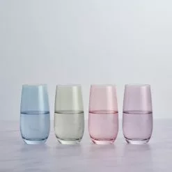 Dunelm Set Of 4 Pastel Highball Tumblers 12 Dunelm Set Of 4 Pastel Highball Tumblers -Dune Room Furniture Shop 30797563 alt05