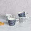 Dunelm Set Of 4 Blue And White Stripe Mugs 1 Dunelm Set Of 4 Blue And White Stripe Mugs -Dune Room Furniture Shop 30797565