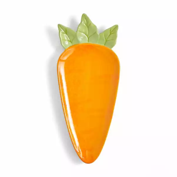Dunelm Carrot Shaped Plate 6 Dunelm Carrot Shaped Plate - Image 4