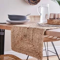 Dunelm Jute Table Runner 178cm 7 Dunelm Jute Table Runner 178cm -Dune Room Furniture Shop 30798982 alt01