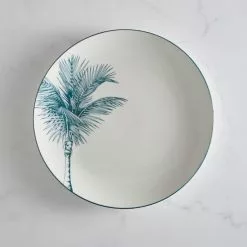 Dunelm Luxe Palm Dinner Plate