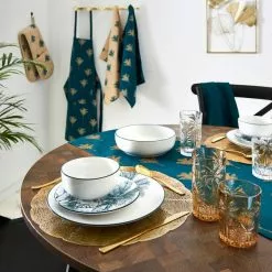 Dunelm Luxe Palm Dinner Plate 7 Dunelm Luxe Palm Dinner Plate -Dune Room Furniture Shop 30798993 alt02