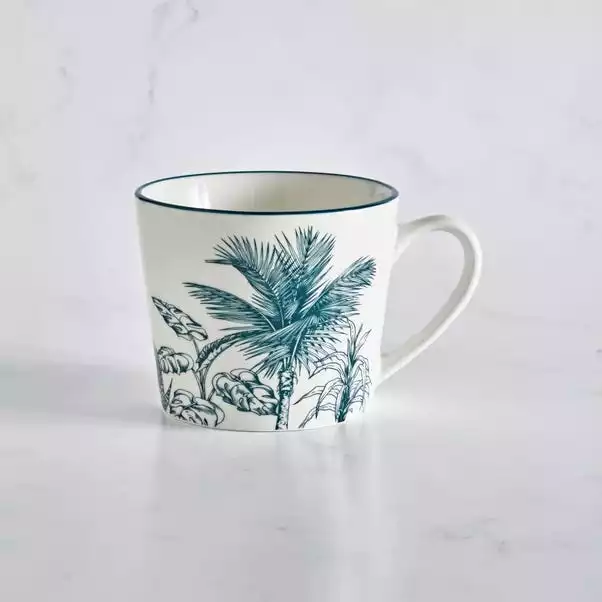 Dunelm Luxe Palm Mug 3 Dunelm Luxe Palm Mug