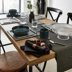 Dunelm Geometric Table Runner 9 Dunelm Geometric Table Runner -Dune Room Furniture Shop 30799018 alt03