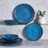 Dunelm Reactive Blue 12 Piece Dinner Set -Dune Room Furniture Shop 30799259