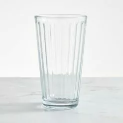 Dunelm Clear Ribbed Highball