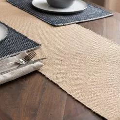 Dunelm Jute Woven Table Runner 11 Dunelm Jute Woven Table Runner -Dune Room Furniture Shop 30800392 alt03