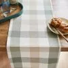 Dunelm Large Sage Woven Check Table Runner 2 Dunelm Large Sage Woven Check Table Runner -Dune Room Furniture Shop 30800396