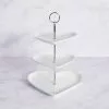 Dunelm 3 Tier Heart Cake Stand -Dune Room Furniture Shop 30801299