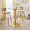 Dunelm Silas White Faux Marble Bar Table Gold 2 Dunelm Silas White Faux Marble Bar Table Gold -Dune Room Furniture Shop 30802254