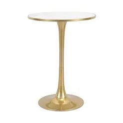 Dunelm Silas White Faux Marble Bar Table Gold 10 Dunelm Silas White Faux Marble Bar Table Gold -Dune Room Furniture Shop 30802254 alt03