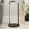 Dunelm Aiko Side Table With 1 LED Light Black And Faux Marble 1 Dunelm Aiko Side Table With 1 LED Light Black And Faux Marble -Dune Room Furniture Shop 30802418