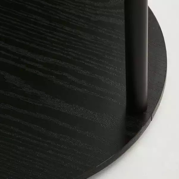 Dunelm Aiko Side Table With 1 LED Light Black And Faux Marble 6 Dunelm Aiko Side Table With 1 LED Light Black And Faux Marble - Image 4