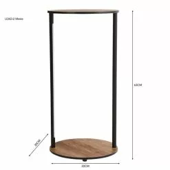 Dunelm Fulton Side Table With LED Lights Rustic Pine 13 Dunelm Fulton Side Table With LED Lights Rustic Pine -Dune Room Furniture Shop 30802439 alt05