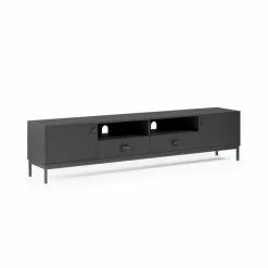 Dunelm Fulton Black Extra Wide TV Unit 9 Dunelm Fulton Black Extra Wide TV Unit -Dune Room Furniture Shop 30803125 alt01