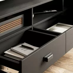 Dunelm Fulton Black Extra Wide TV Unit 10 Dunelm Fulton Black Extra Wide TV Unit -Dune Room Furniture Shop 30803125 alt02