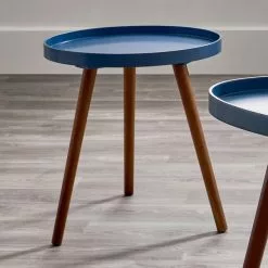 Pacific Lifestyle Pacific Halston Brown Pine Wood Side Table