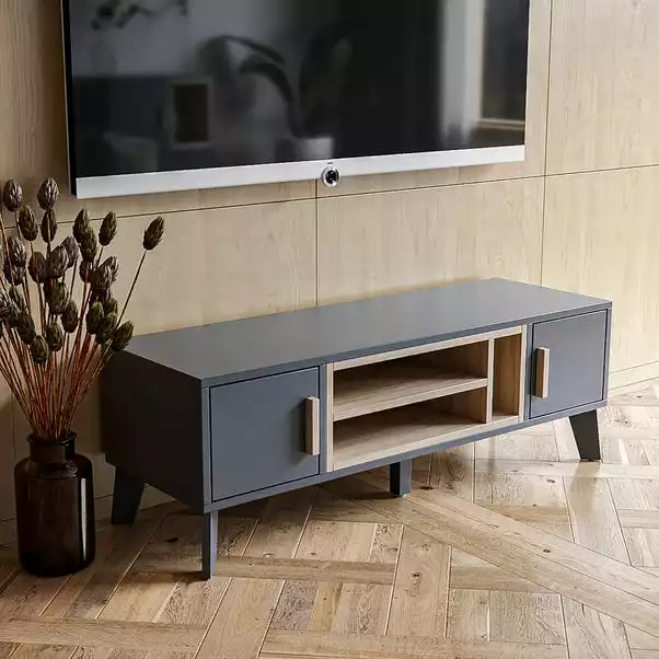 Loma Living Cobalt TV Unit Grey 3 Loma Living Cobalt TV Unit Grey