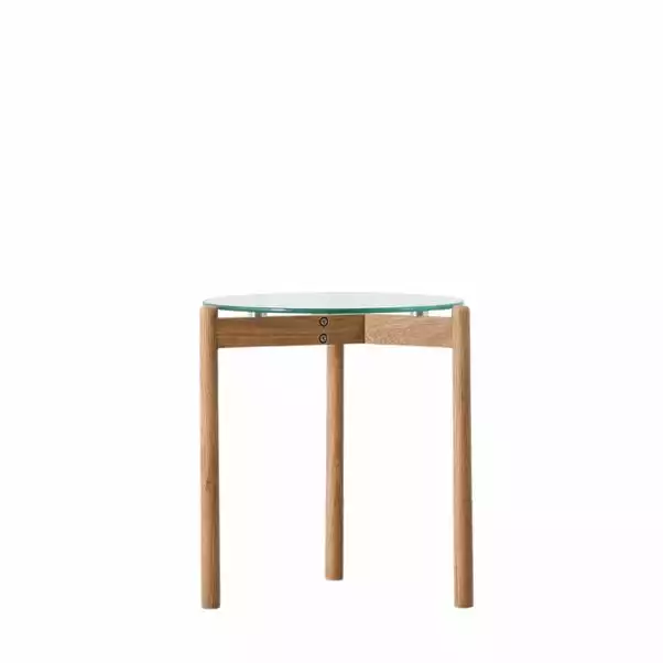 Cedar & Sage Hays Side Table, Glass 5 Cedar & Sage Hays Side Table, Glass - Image 3