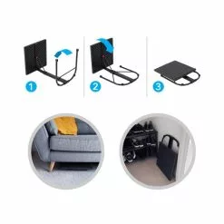 AVF Portable Laptop Side Table, Black 11 AVF Portable Laptop Side Table, Black -Dune Room Furniture Shop 30812388 alt03