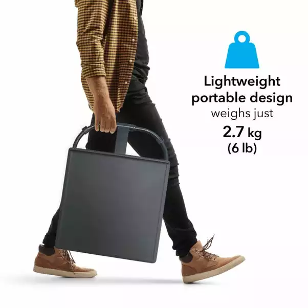 AVF Portable Laptop Side Table, Black 7 AVF Portable Laptop Side Table, Black - Image 5