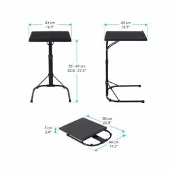 AVF Portable Laptop Side Table, Black 13 AVF Portable Laptop Side Table, Black -Dune Room Furniture Shop 30812388 alt05