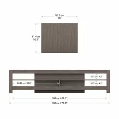 AVF Calibre Wide TV Stand 180cm, Oak Effect 11 AVF Calibre Wide TV Stand 180cm, Oak Effect -Dune Room Furniture Shop 30812451 alt04