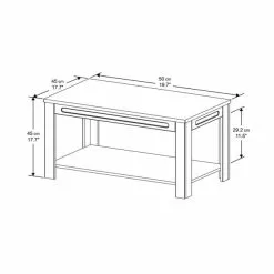 AVF White Sands Coffee Table 10 AVF White Sands Coffee Table -Dune Room Furniture Shop 30812458 alt03