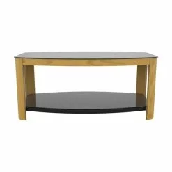 AVF Affinity Real Curved Wood Coffee Table FT100AFFO -Dune Room Furniture Shop 30812462 alt02