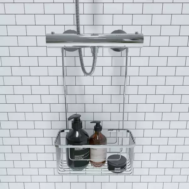 Croydex Rust-Free Hook Over Shower Caddy 6 Croydex Rust-Free Hook Over Shower Caddy - Image 4