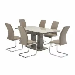 Dunelm Riley 1.6m Dining Table -Dune Room Furniture Shop 30816949 alt02