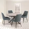 Dunelm Rimini Round 4 Seater Dining Table Light Grey 1 Dunelm Rimini Round 4 Seater Dining Table Light Grey -Dune Room Furniture Shop 30816951