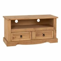 Seconique Corona 2 Drawer TV Unit -Dune Room Furniture Shop 30817460 alt01