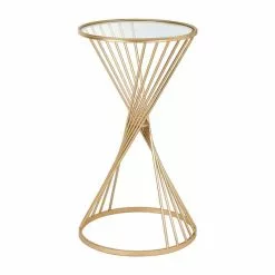 Pacific Lifestyle Pacific Liberty Side Table, Iron & Glass -Dune Room Furniture Shop 30821672 alt02