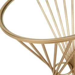 Pacific Lifestyle Pacific Liberty Side Table, Iron & Glass -Dune Room Furniture Shop 30821672 alt03