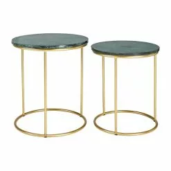 Pacific Lifestyle Pacific Milly Set Of 2 Nest Of Side Tables, Marble -Dune Room Furniture Shop 30821674 alt02