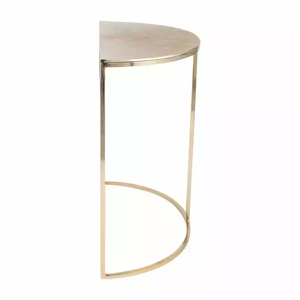 Pacific Lifestyle Pacific Ginko Console Table, Gold Aluminium 6 Pacific Lifestyle Pacific Ginko Console Table, Gold Aluminium - Image 4